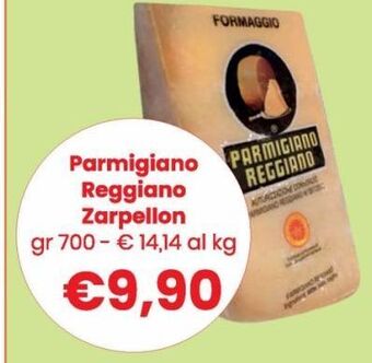Despar Parmigiano reggiano zarpellon gr 700 offerta