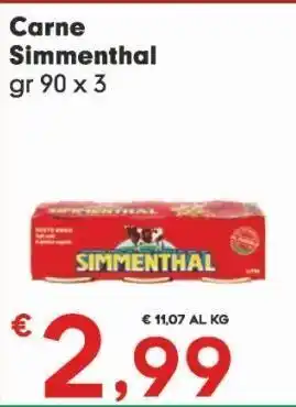 Despar Carne simmenthal gr 90 x3 offerta