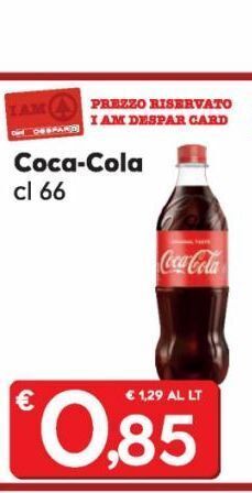 Despar Coca-cola cl 66 offerta