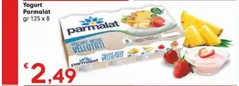 Eurospar Yogurt parmalat gr 125x8 offerta