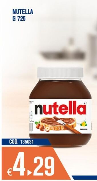 Adhoc Nutella offerta