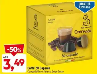DPiù Caffè 30 Capsule offerta