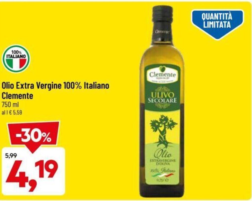 Shop Online Olio Clemente Spedizione gratuita a partire da 25€