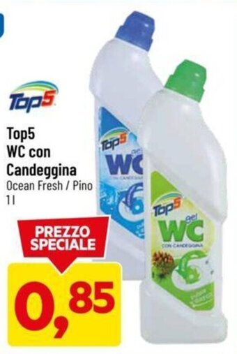 DPiù Top5 WC con Candeggina 1 l offerta
