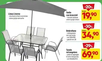 DPiù Sedia con braccioli offerta