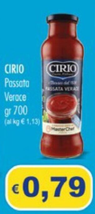 Cirio Passata Verace 700 gr