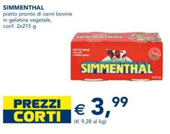 Esselunga Simmenthal 2x215 g offerta