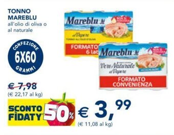 Esselunga Mareblu Tonno offerta