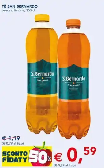 Esselunga San Bernardo Tè 150 cl offerta