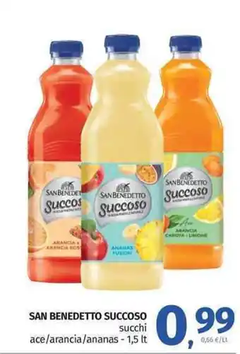 Pam San Benedetto Succoso 1,5 lt offerta