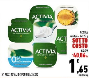 Conad Activia 4x125 g offerta