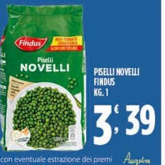 Eurospar Piselli novelli findus 1 kg offerta