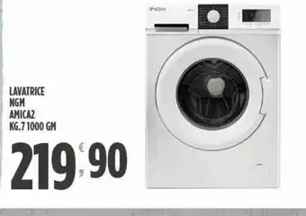 Eurospar Lavatrice ngm amica2 kg 7 1000 gm offerta