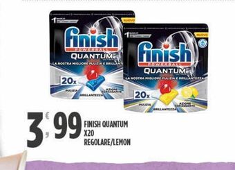 Eurospar Finish quantum x20 regolare/lemon offerta
