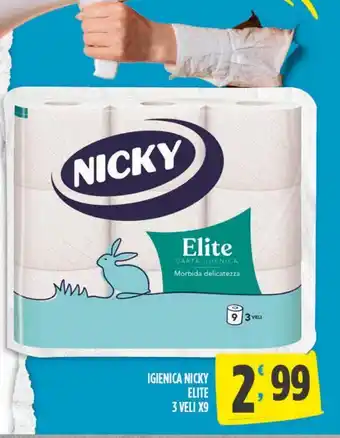 Igienica nicky elite 3 veli x9