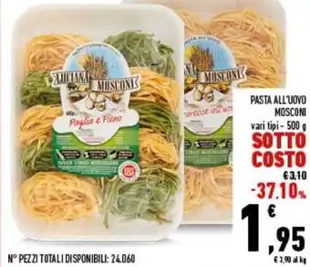 Conad Mosconi Pasta All'Uovo 500 g offerta