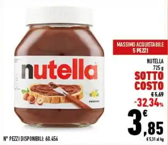 Conad Nutella 725 g offerta