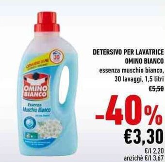 Conad City Omino Bianco Detersivo per Lavatrice 1,5 litri offerta