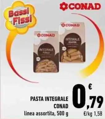 Conad City Conad Pasta Integrale 500 g offerta