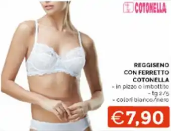 Cotonella Reggisena con Ferretto