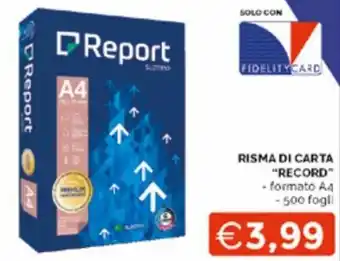 Mercatò Risma di Carta "Record" offerta