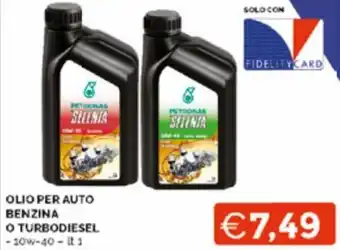 Mercatò Olio per Auto Benzina o Turbodiesel 2 lt offerta