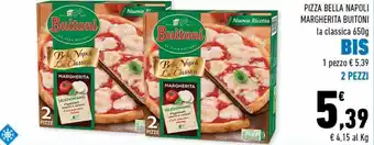 Conad City Buitoni Pizza Bella Napoli Margherita 650 g offerta