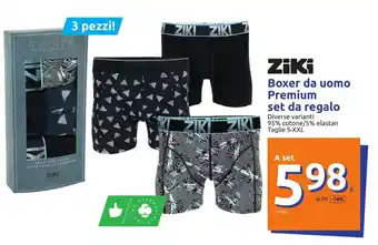 Action Ziki Boxer da uomo Premium set da regalo Taglie S-XXL offerta