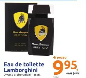 Action Eau de toilette Lamborghini 125 ml offerta