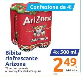 Arizona Bibita rinfrescante 4x 500 ml