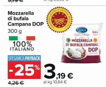 Carrefour Iper Mozzarella di bufala campana dop offerta