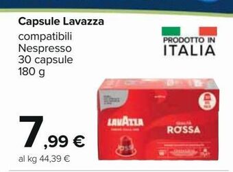 Carrefour Iper Capsule lavazza offerta