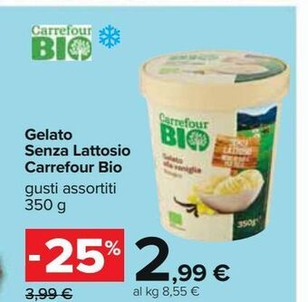 Carrefour Iper Gelato senza lattosio carrefour bio offerta