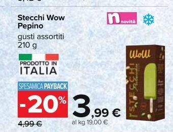 Stecchi wow pepino