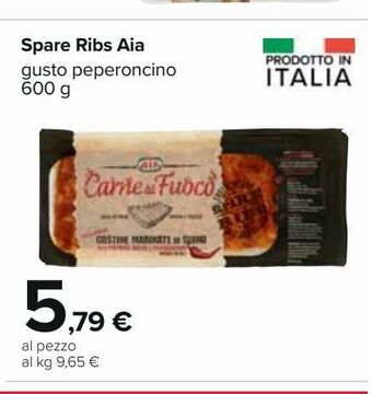 Carrefour Iper Spare ribs aia offerta