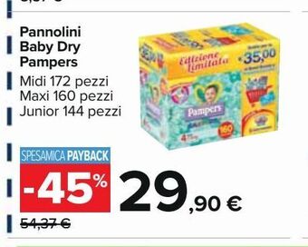 Pannolini baby dry pampers