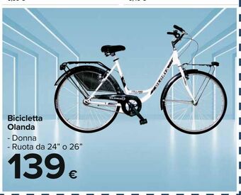 Cicli esperia Olanda Donna 26 offerta di Carrefour