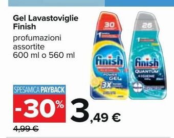 Carrefour Iper Gel lavastoviglie finish offerta