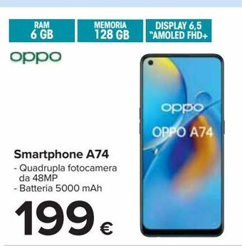 Carrefour Iper Smartphone a74 offerta