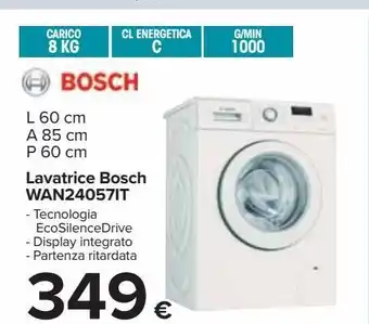 Carrefour Iper Lavatrice bosch offerta