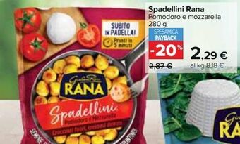Carrefour Iper Spadellini rana offerta