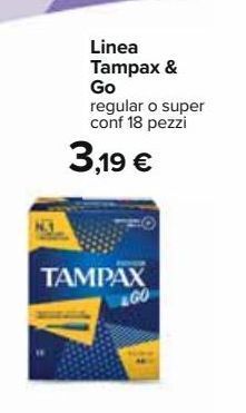 Carrefour Iper Linea tampax & go offerta