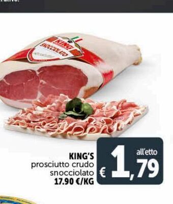 Deco Superstore King's prosciutto crudo snocciolato offerta