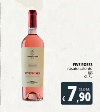 Deco Superstore Five roses rosato salento igt cl 75 offerta