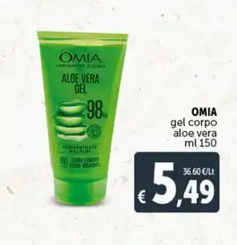 Deco Superstore Omia gel corpo aloe vera ml 150 offerta