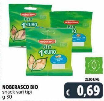 Snack vari tipi noberasco bio
