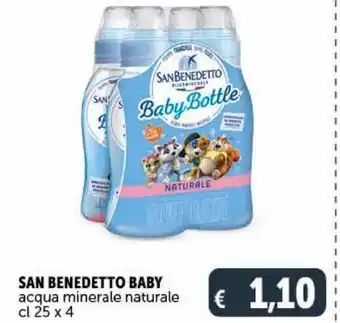 Deco Market Acqua minerale naturale san benedetto baby offerta