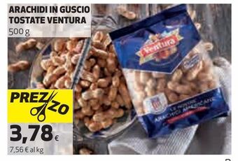 Coop Arachidi in guscio tostate ventura offerta