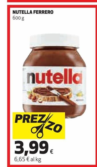 Coop Nutella ferrero offerta