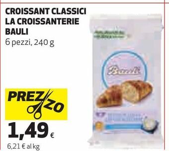 Coop Croissant classici la croissanterie bauli offerta